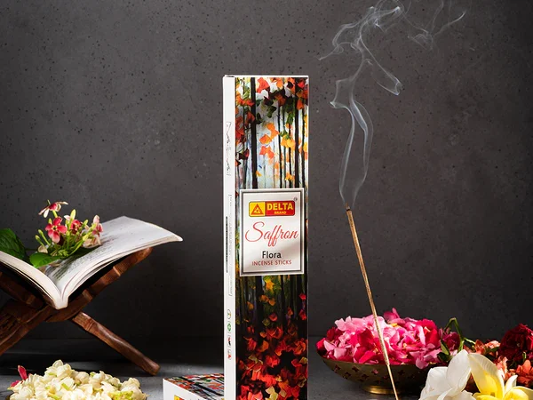 Saffron Incense Sticks Delta brand